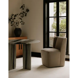 Cormac Rolling Dining Chair - Warm Sand