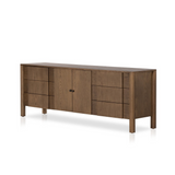 Pollard Media Console in Tan Oak