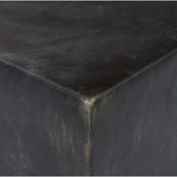 Palumbo Outdoor Coffee Table in Distressed Bronze