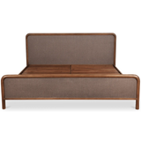 Rye King Bed Warm Brown