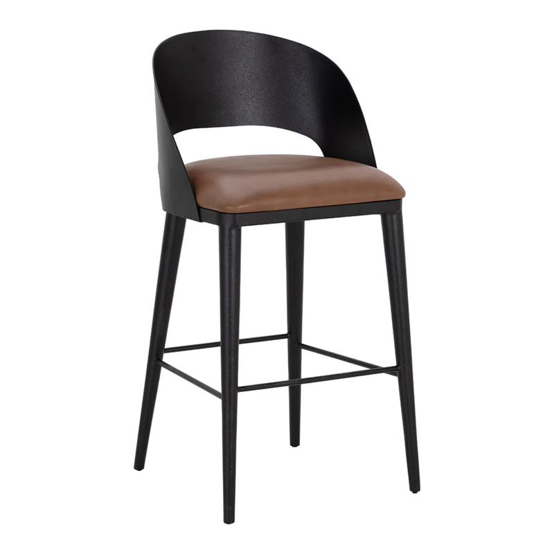 Dezirae Stool in Cognac