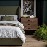 Fizz King Bed Velvet Fern