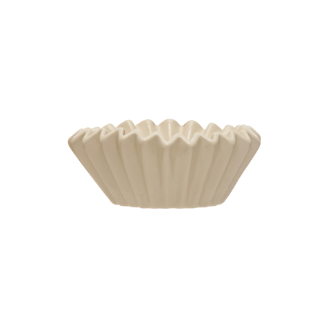 Stoneware Fluted Bowl - Large