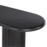 Paden Console Table in Aged Black Acacia