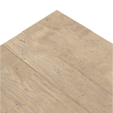 Abaso Accent Bench in Whitewash Rustic | 70"