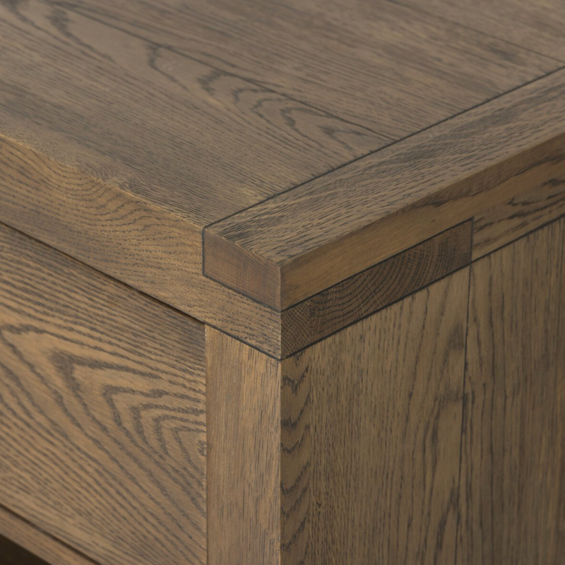 Warby Nightstand in Worn Oak Veneer