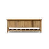 Dalton Media Console Aged Natural Oak