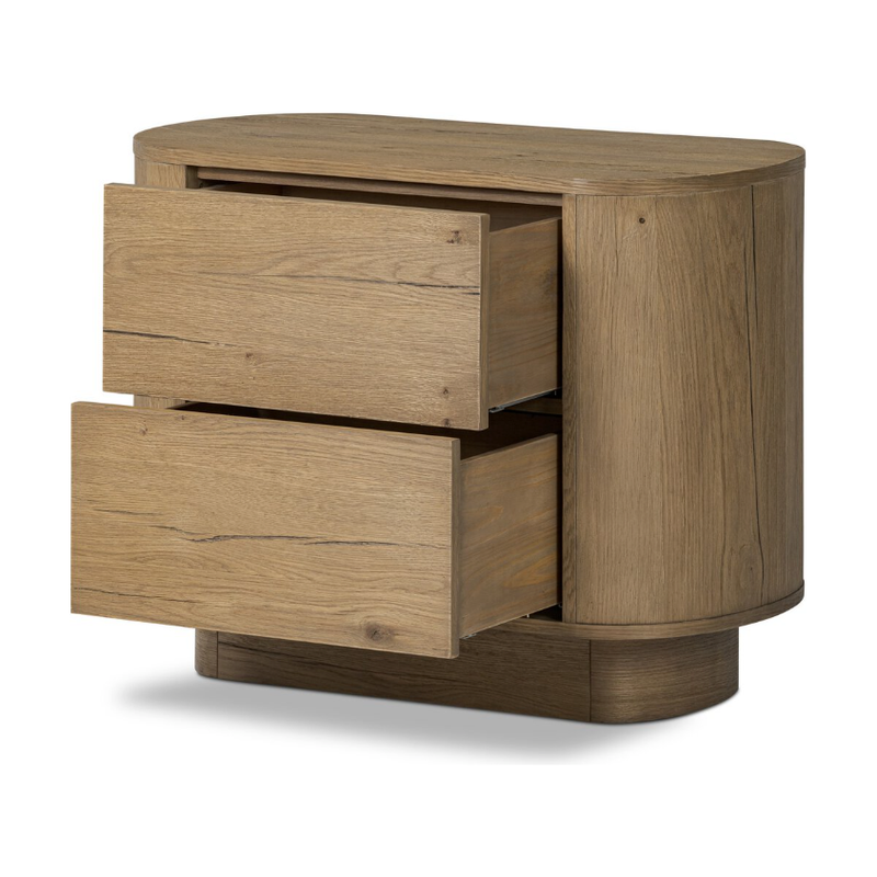 Paden Nightstand in Worn Oak Veneer