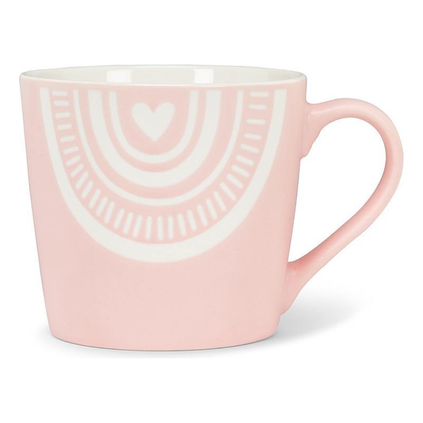 Size: 3.5"H
Material: Bone China
Color: Pink/White
Capacity: 13oz