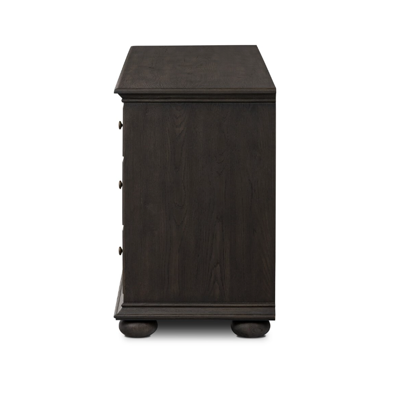 Geoffrey Wide Dresser in Smoked Black Veneer