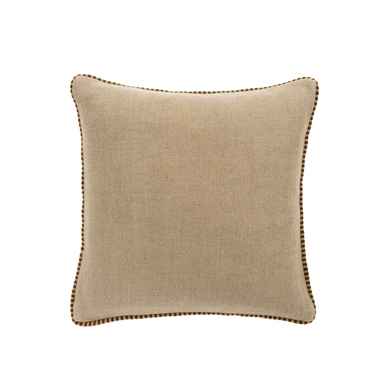 Honfleur Linen Cushion - Sienna