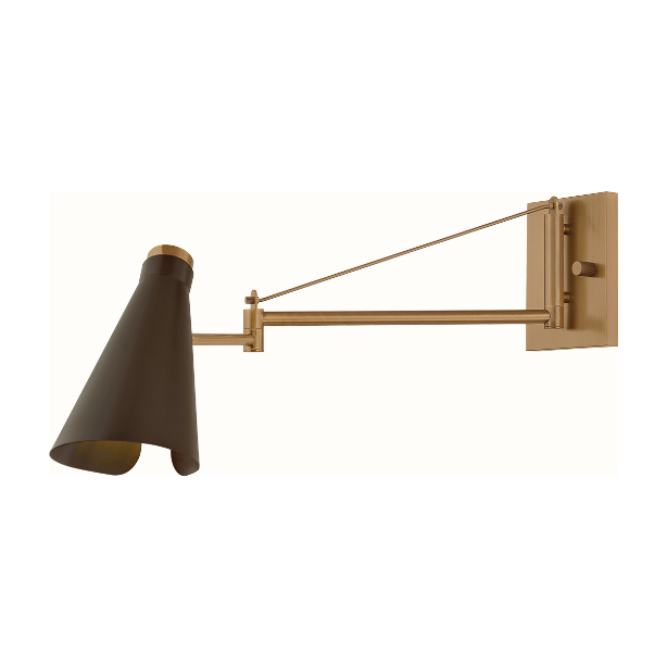 Andersen Sconce in Patina Brass and Bronze