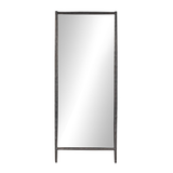 Tapered Floor Mirror in Bronzed Aluminum