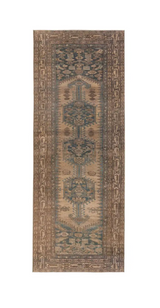 Canteena Rug - Brown, Blue & Tan