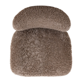Celine Chair in Taupe Shearling