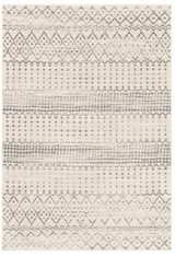 Harput Area Rug - Charcoal and Light Grey
