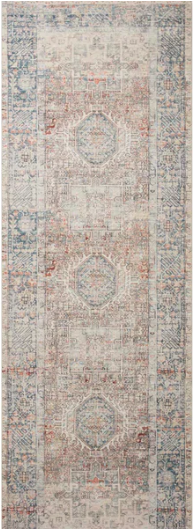 Jules Area Rug - Natural/Ocean