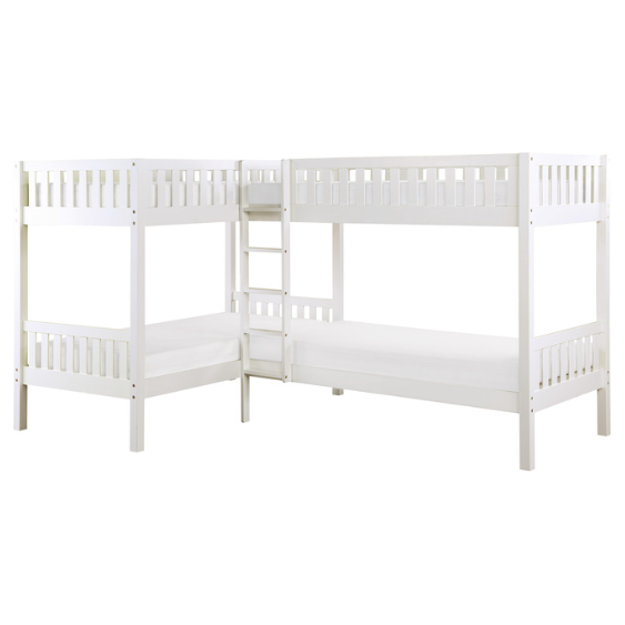 Corner Bunk in White