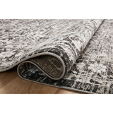 Odette Rug Collection - Charcoal and Silver