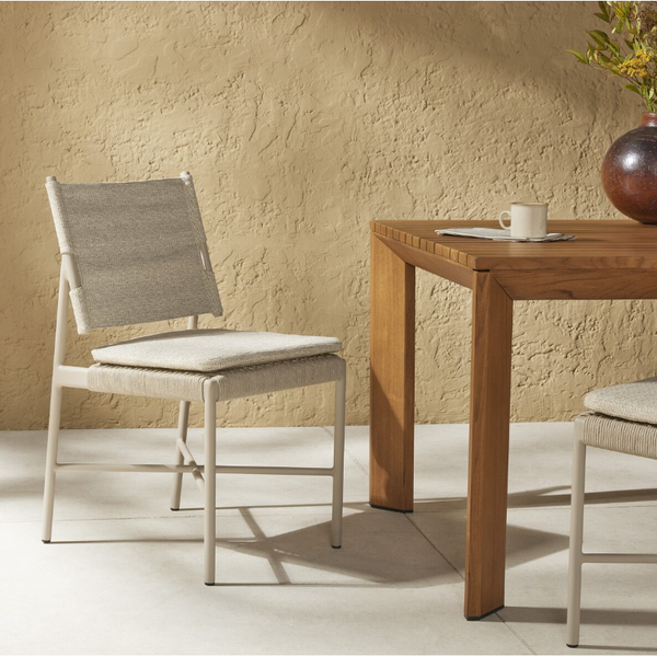 Miller Outdoor Dining Chair in Faye Sand