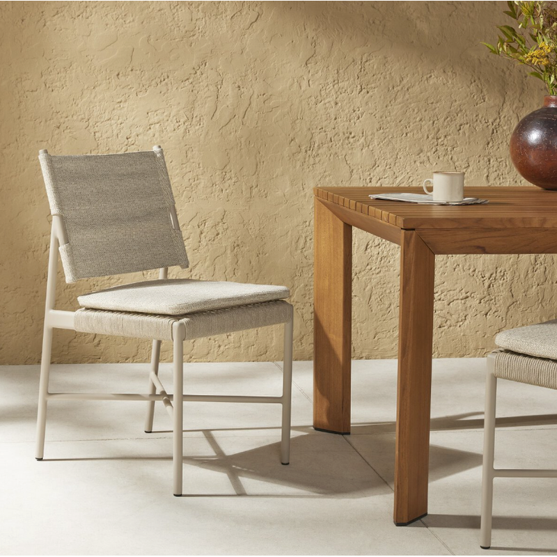 Miller Outdoor Dining Chair in Faye Sand