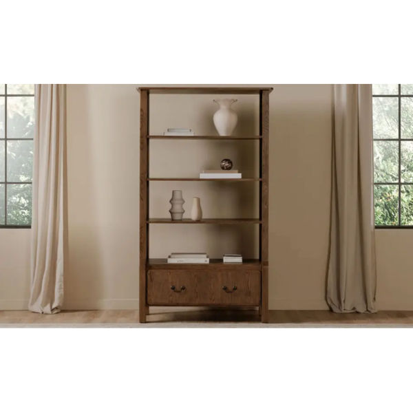 Caroline Bookcase in Warm Brown