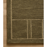 Barrow Rug in Olive/Natural