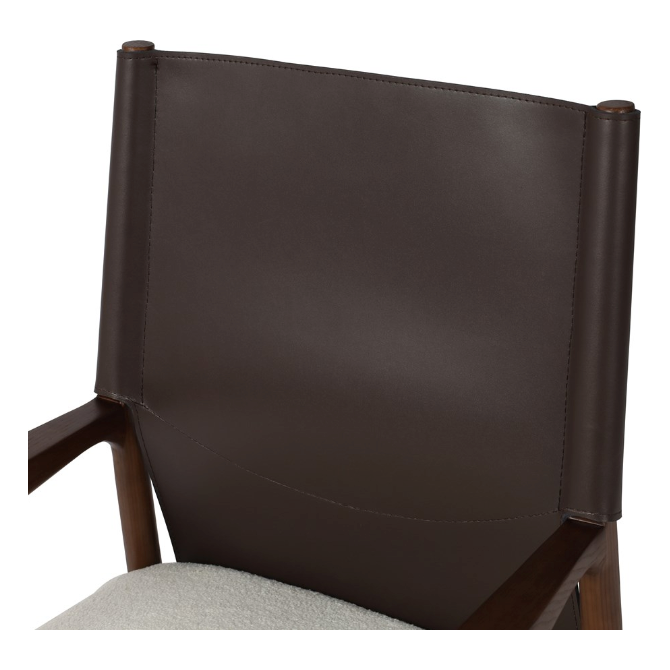 Lulu Desk Chair in Espresso