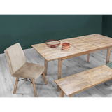 Gia Small Extension Dining Table - 55"/71"