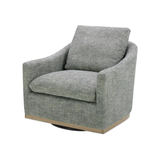 Linden Swivel Chair in Moss