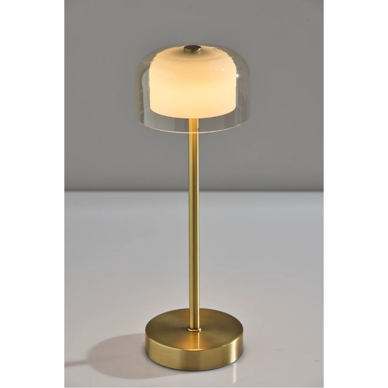 Benji Cordless LED Table Lamp in Brass