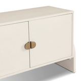 Cressida Media Console in Ivory