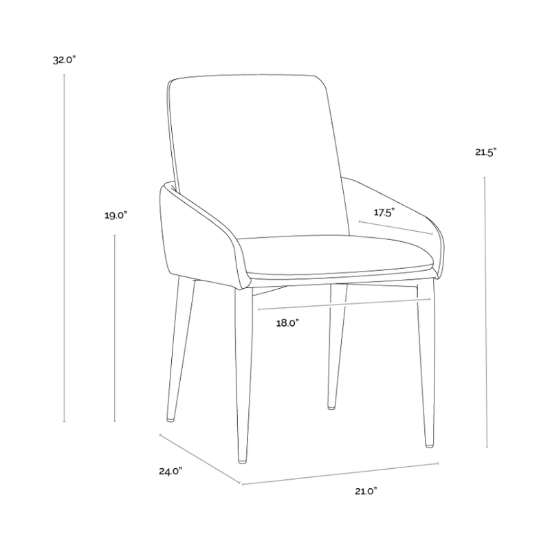 Carlo Dining Armchair