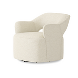 Blythe Swivel Chair in Sheepskin Natural