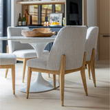 Fawcett Dining Chair in Taupe Boucle
