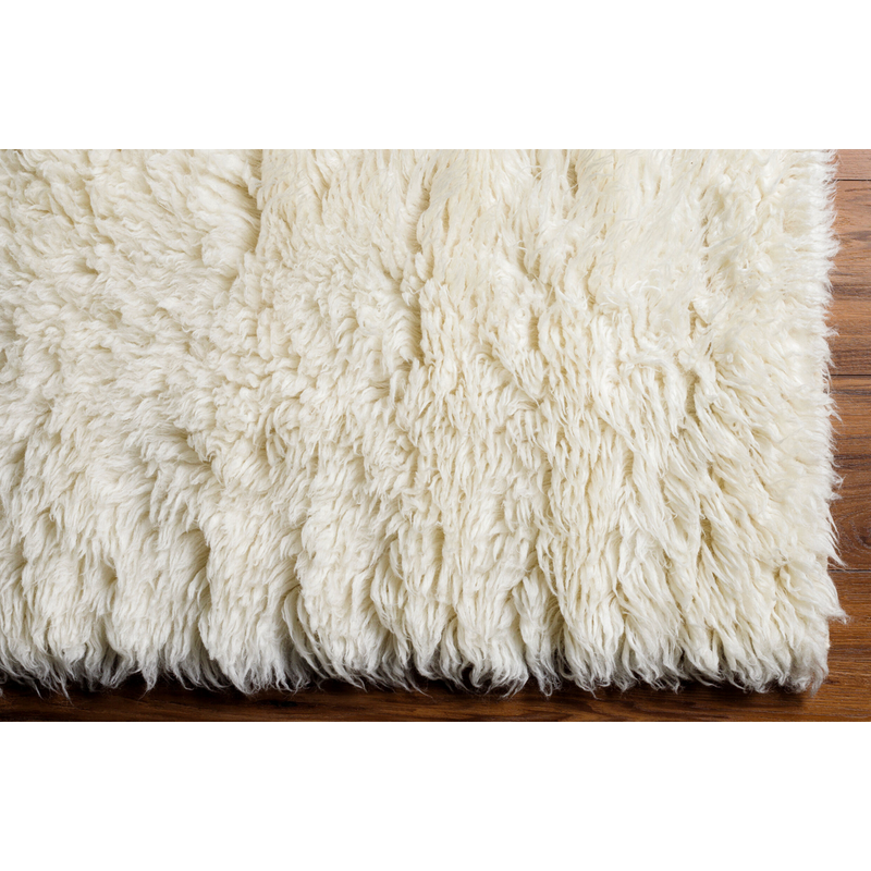 Alpaca Shag Rug in Cream