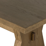 Tia Dining Table in Drifted Oak Solid