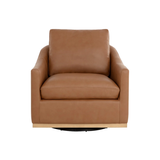 Corbin Swivel Chair in Aline Butternut