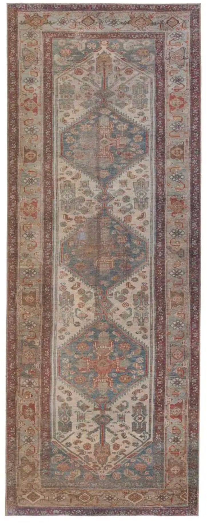 Canteena Rug - Red and Travertine