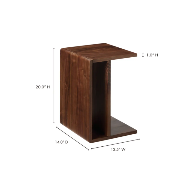 Hiroki Accent Table in Walnut