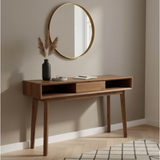 Gia Console Table in Warm Pecan