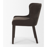 Nolan Slope Charcoal Chenille Dining Chair