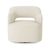 Blythe Swivel Chair in Sheepskin Natural