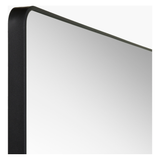Aranya Accent Mirror with Matte Black Frame