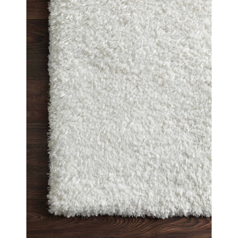 Mila Shag Rug in White