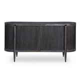 Tambour Cabinet - Black Ceruse