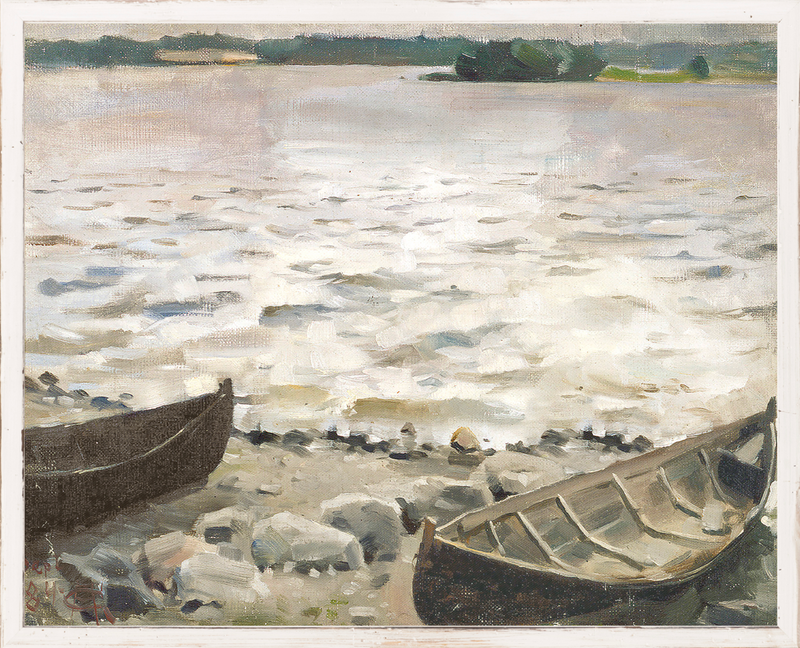 Boats on the Beach C.1884 - Northern Collection