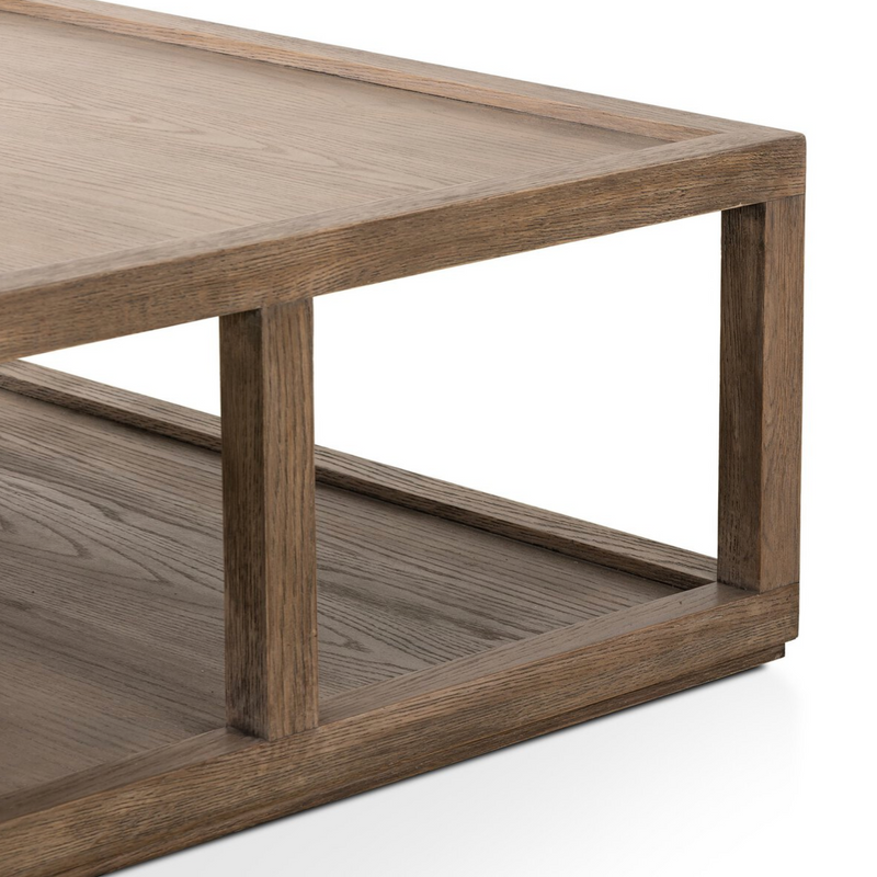 Charley Coffee Table in Warm Natural Oak