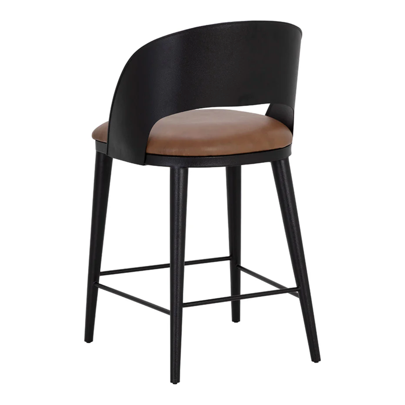 Dezirae Stool in Cognac
