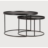 Tray Round Coffee Table Set